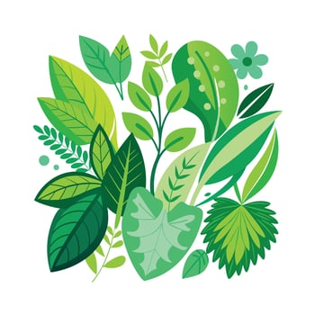 Realistic Beautiful Leaves Illustration vector