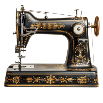 Sewing Machine on Transparent Background png