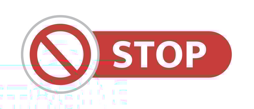 Stop sign and stop logo. vector