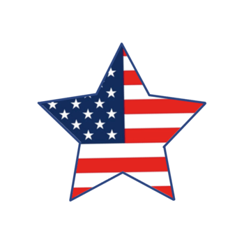 Star Flag for American independence Day png