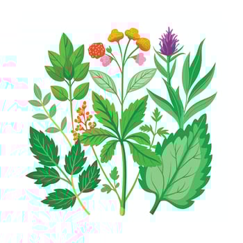 Realistic Beautiful Herbs Illustration vector