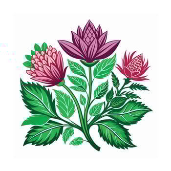 Realistic Beautiful Herbs Illustration vector