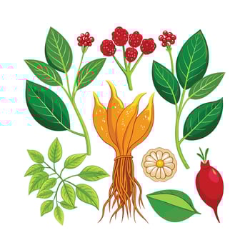 Realistic Beautiful Herbs Illustration vector