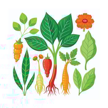 Realistic Beautiful Herbs Illustration vector