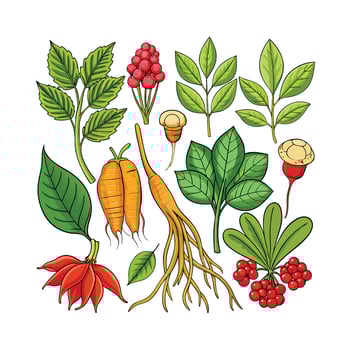 Realistic Beautiful Herbs Illustration vector