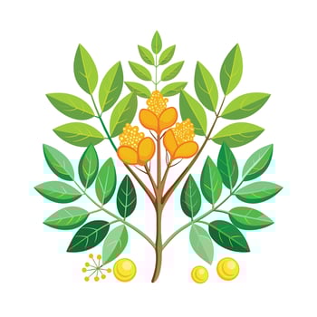 Realistic Beautiful Herbs Illustration vector