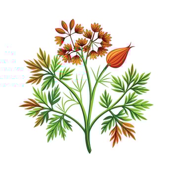 Realistic Beautiful Herbs Illustration vector