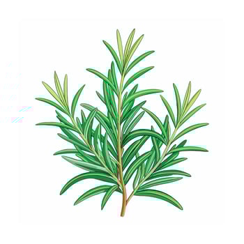Realistic Beautiful Herbs Illustration vector