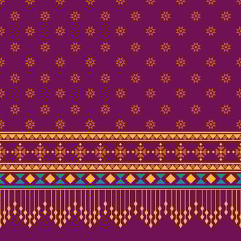 Sari Indian pattern. Sari Indian oriental pattern. Indian pattern style can be used in fabric design for clothing, textile, background, wallpaper, embroidery vector