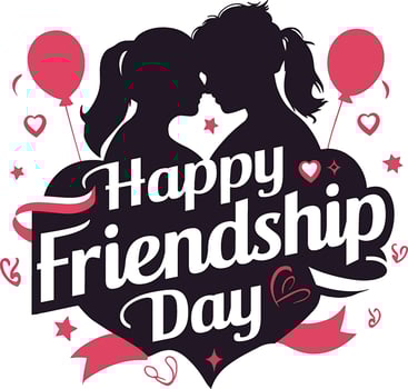 friendship, friendship art, happy friendship, friendship illustration vector