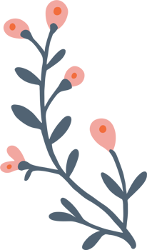 Simplicity floral freehand drawing flat design. png