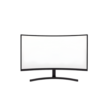 Computer monitor isolated on a transparent background png