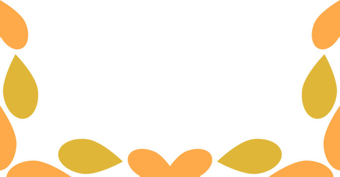 flower petal frame decoration png