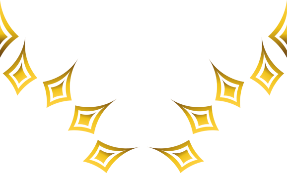 luxury golden floral frame bottom decoration png