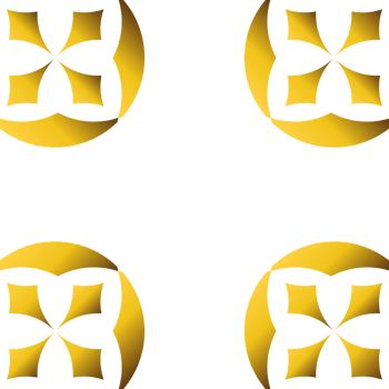 Luxury golden geometric frame png