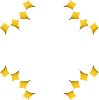 Luxury golden geometric frame png