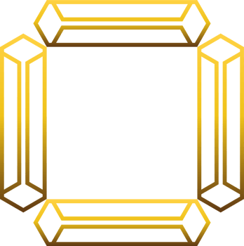 luxury golden geometry pattern element png