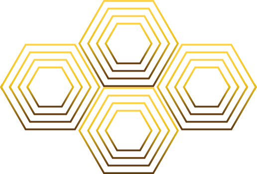 luxury golden geometry pattern element png