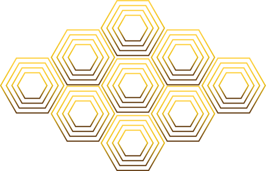 luxury golden geometry pattern element png
