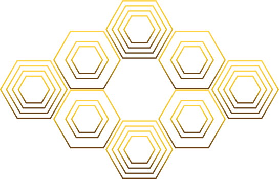 luxury golden geometry pattern element png