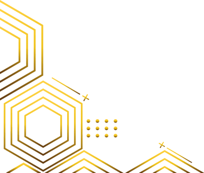 luxury golden geometry pattern element png