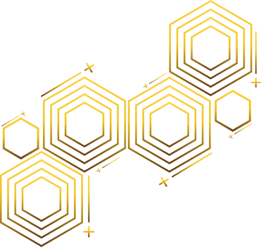 luxury golden geometry pattern element png