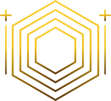 luxury golden geometry pattern element png
