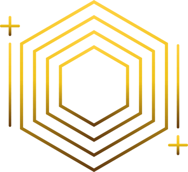 luxury golden geometry pattern element png
