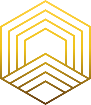 luxury golden geometry pattern element png