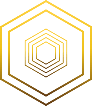 luxury golden geometry pattern element png