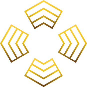 luxury golden geometry pattern element png