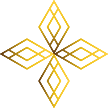luxury golden geometry pattern element png