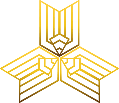 luxury golden geometry pattern element png