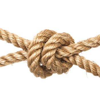 Rope knot isolated on a transparent background png
