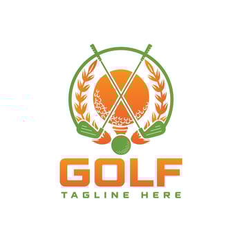 Golf logo design vector