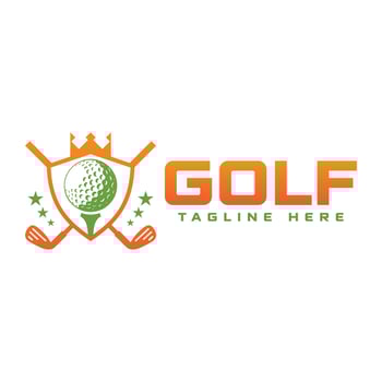 Golf logo design vector