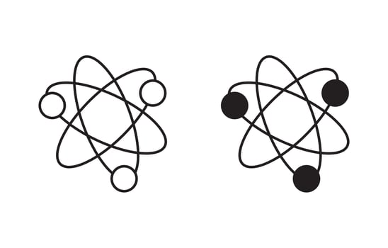 Galaxy linear thin line icon graphics. Galaxy set use for web ui or app vector
