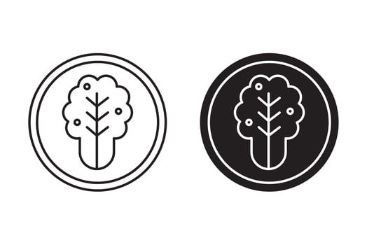 Kimchi outline icon collection or set. Kimchi Thin line art vector
