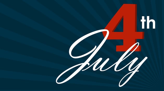 Happy Independence Day USA vector