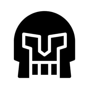 War Helmet Icon Symbol Design Illustration vector
