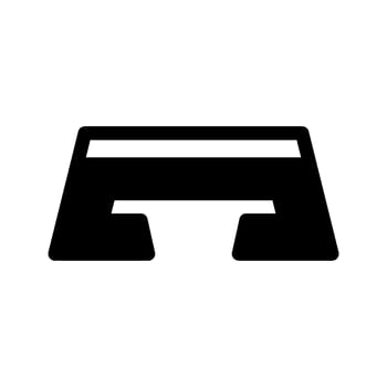 Fitness Step Icon Symbol Design Illustration vector