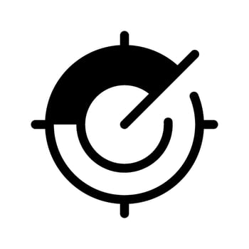 Crosshair Icon Symbol Design Illustration vector