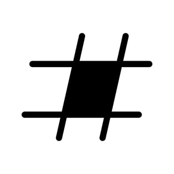 Hastag Icon Symbol Design Illustration vector