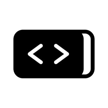 Coding Icon Symbol Design Illustration vector