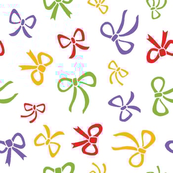 Ribbon Seamless Pattern illustration for Print, Wallpaper, Decoration. vector