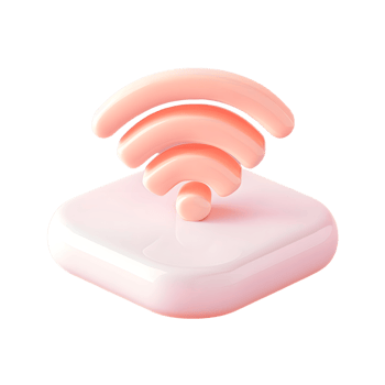 WIFI Icon isolated on transparent background png