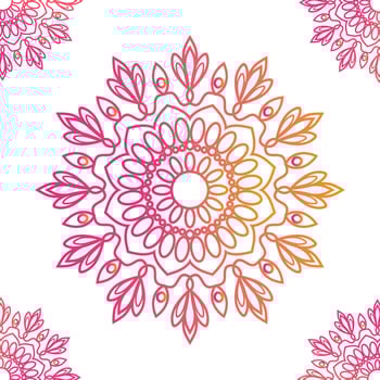 luxury decorative mandala background vector