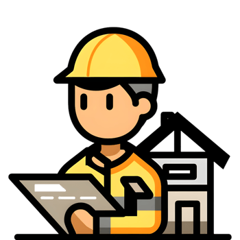 Architect icon against transparent background png