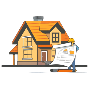 Architect icon against transparent background png