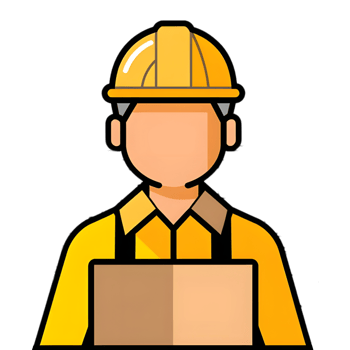 Architect icon against transparent background png